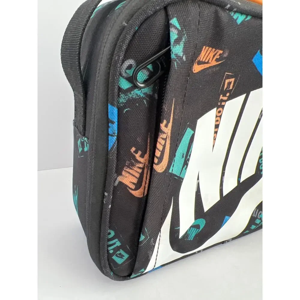 Nike Futura Fuel Pack Insulated Hard Shell Lunch Bag Box Black Graphic Print O/S